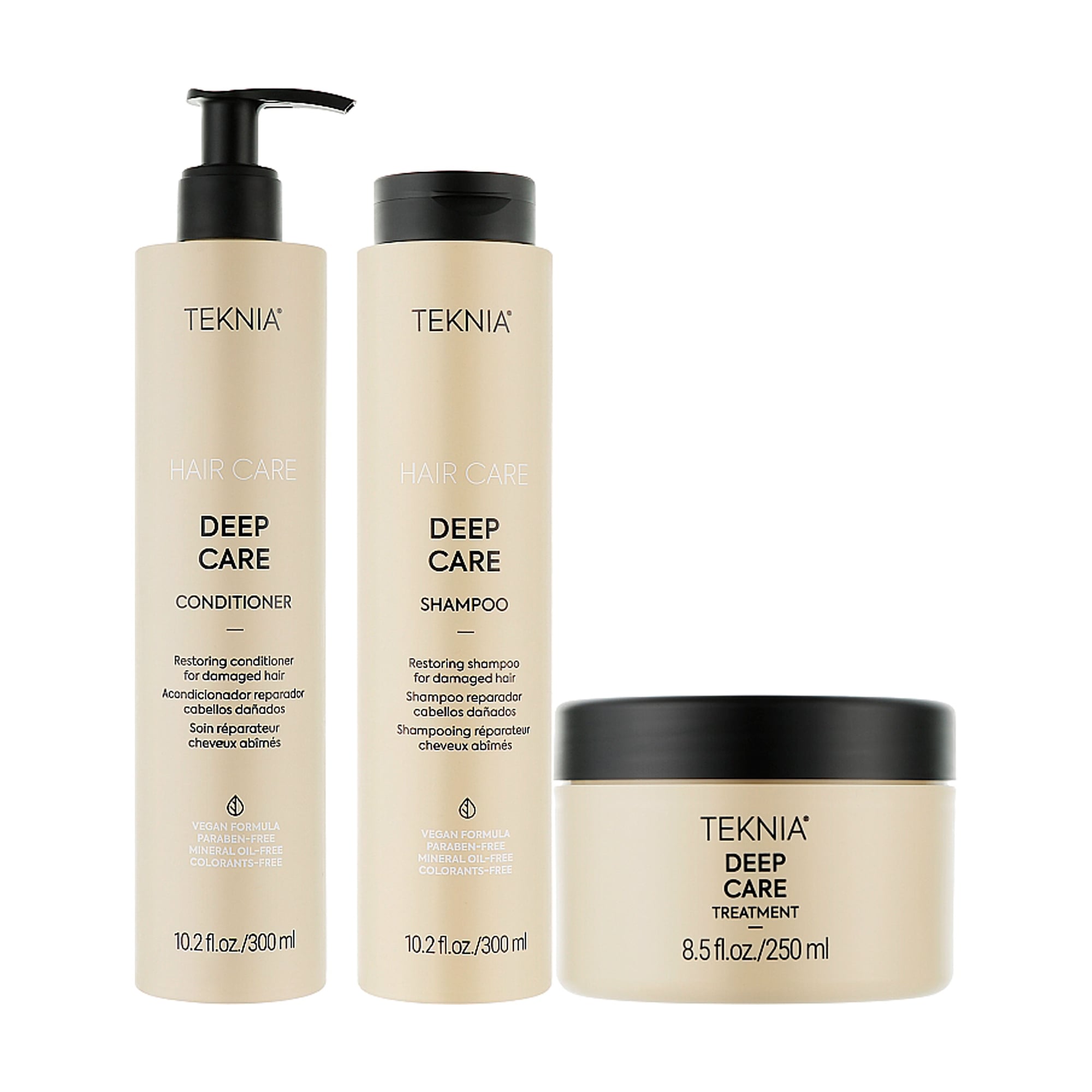 Набір для волосся Lakme Teknia Deep Care Set (шампунь 300 мл + кондиціонер, 300 мл + маска, 250 мл)
