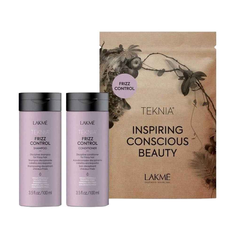 Набір для волосся Lakme Teknia Frizz Control Дисциплінуючий (шампунь, 100 мл + кондиціонер, 100 мл)
